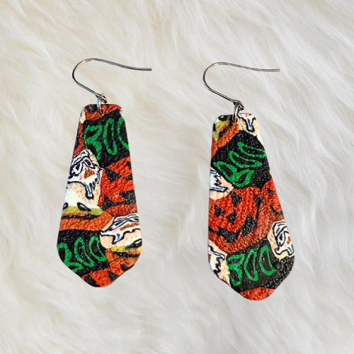 Boo pumpkin ghost dangles